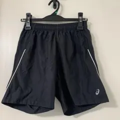 【ASICS】 メンズ ブラック ショートパンツ S