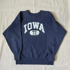 90s チャンピオン リバースウィーブ IOWA アイオワ カプセル ネイビー