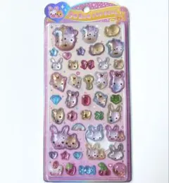 正規品新品フワフワらびちゃん♡うるちゅるポップシール