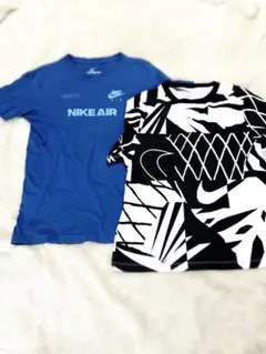 美品2枚　NIKE　ナイキ　155～160cm　青とブラックホワイト