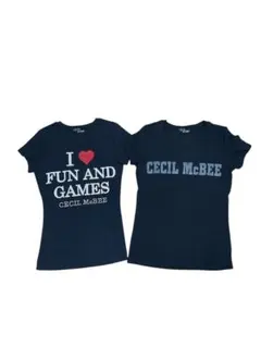 CECIL McBEE 半袖Tシャツ チビT 2枚　平成ギャル　y2k