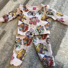 ディズニー プリンセス キルト パジャマ 80
