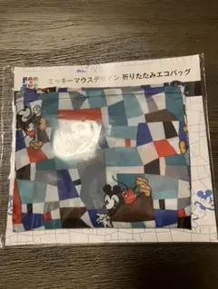 ミッキーマウスデザイン 折りたたみエコバッグ