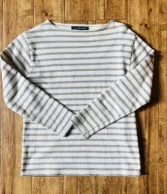 SAINT JAMES ストライプ ボーダー長袖シャツ　M(XXS)レディース