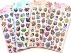 4枚セット⭐️たまごっち　シール　ぷくぷく　ぷっくり