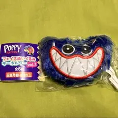 ポピープレイタイム フェイスぬいぐるみ キーホルダー ハギーワギー ガチャ