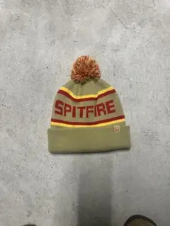 SPITFIRE ニット帽 ポンポン付き カーキ