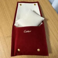Cartier レッドスエード 時計ケース 新品未使用