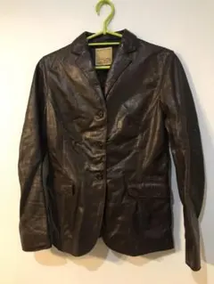 ◆UNITED ARROWS アローズ【定価5万円程】本革テーラードJKT◆のサムネイル