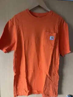 Carhartt K87 ポケットTシャツ オレンジ S（日本M相当）