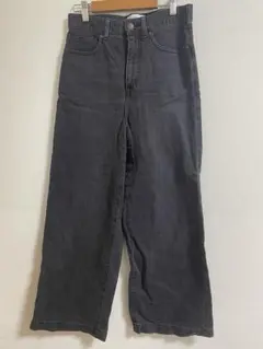 チャオパニックティピー ワイドデニムパンツ ストレッチ グレー M