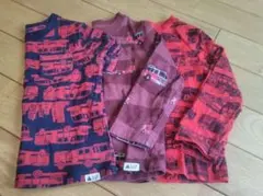 GAPBaby　消防車両柄　長袖＆半袖3枚セット