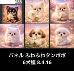 オーダーページ パネル ふわふわタンポポ 6犬種 8.4.16