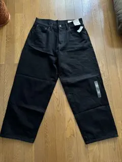新品 Gap スーパーバギーデニム ブラック 30/30 デニムパンツ バギー