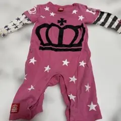 BABY DOLL ピンクロンパース 80
