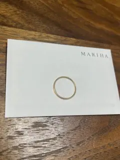 MARIHA マリハ　願い事リング　#6 K18 MARIHA(マリハ) 願い事 リング YG ウェーブ K18 ジュエリー