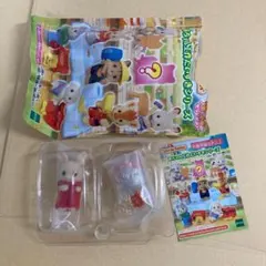 みるくウサギの小さい赤ちゃんとペンキ缶 「赤ちゃんコレクション」