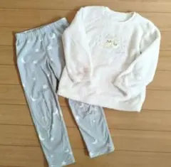 UNIQLO/ユニクロ　ピカチュウワンパチ　ポケモン　ボアフリースパジャマ140