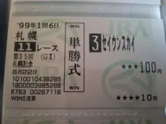 2025年最新】セイウンスカイ 馬券の人気アイテム - メルカリ