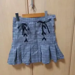JEWELUNA チェック柄フリルスカート