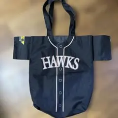 ソフトバンクホークス　ユニフォーム型トートバッグ