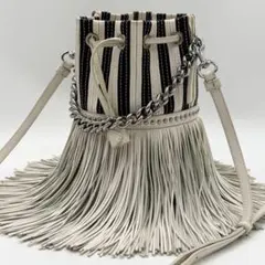 【希少】J&M DAVIDSON カーニバル ミニ スタッズ レザー バイカラー