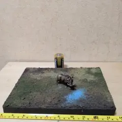 ジオラマベース　動物フィギュア　猪　イノシシ　蓄光ジオラマ　プロフ必読