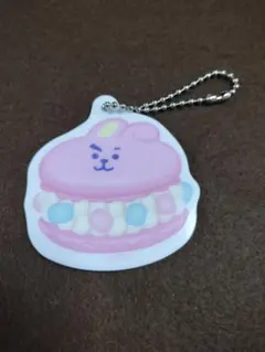 bt21 ファミマ限定　書き起こしアート　アクリルキーホルダー　cooky