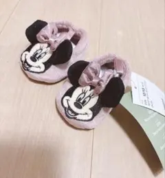 H&M ミニー　ベビーシューズ　ルームシューズ ☆