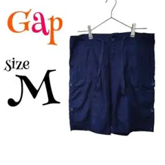 a296【訳あり】GAP ギャップ メンズ ハーフパンツ M ネイビー