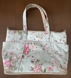 ローラアシュレイ マザーズ トート バッグ ショルダー　おむつポーチつき