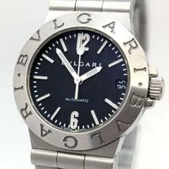 【稼働・箱 コマ 付き】BVLGARI ブルガリ ディアゴノ 黒文字盤 腕時計 稼働・箱 コマ 付き】BVLGARI ブルガリ ディアゴノ 黒文字盤 腕時計