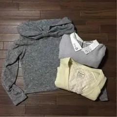 ガーリー系人気ブランド ニット3点 まとめ売り