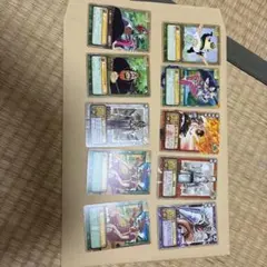 旧ワンピース カードゲーム 10枚セット 箔押し 当時品 旧裏 エース