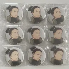 NARUTO ナルト ベースヤードトーキョー 奈良シカマル 缶バッジ 9個