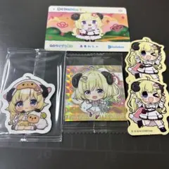 ホロライブ　シール　ステッカー　カード　角巻わため　セット