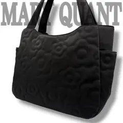 ⭐️未使用⭐️【MARY QUANT】 デイジーランダムキルト トートバッグ 大容量