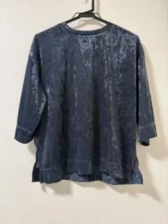 hunch ベロア　オーバーサイズTシャツ　半袖　トップスのサムネイル