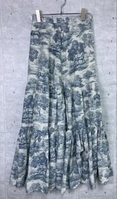 MOUSSY トワルドジュイ柄 フレアロングスカート