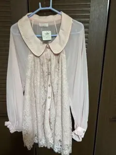 リズリサ　Liz Lisa ピンクレース付き長袖ワンピース　　タグ付き　新品