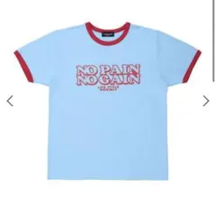 no pain no gain 数原龍友　Tシャツ ライトブルー