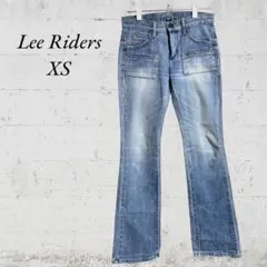 【Lee Riders】【XS】デニムパンツ　ブーツカット　細見え　ビンテージ