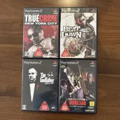 PS2ゲーム4本セット TRUE CRIME他