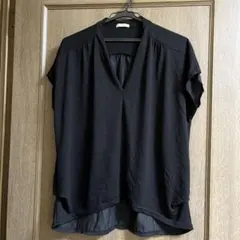 レディース Vネック 半袖シャツ Ｌ