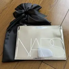 NARS 巾着付き シルバーポーチ ノベルティ ナーズ