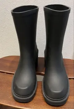 AIGLE ブラック レインブーツ