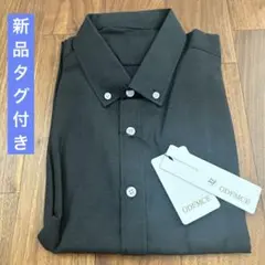 ★ブラック　XLサイズ✨シンプル メンズ シャツ 長袖