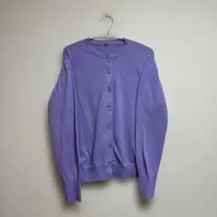 UNIQLO コットンカーディガン パープル 紫