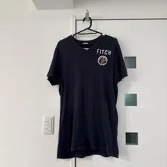 美品　Abercrombie&Fitch ネイビー Vネック メンズTシャツ