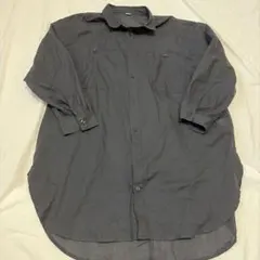 レディース　シアーシャツ　七分袖　五部袖　トップス　シャツ